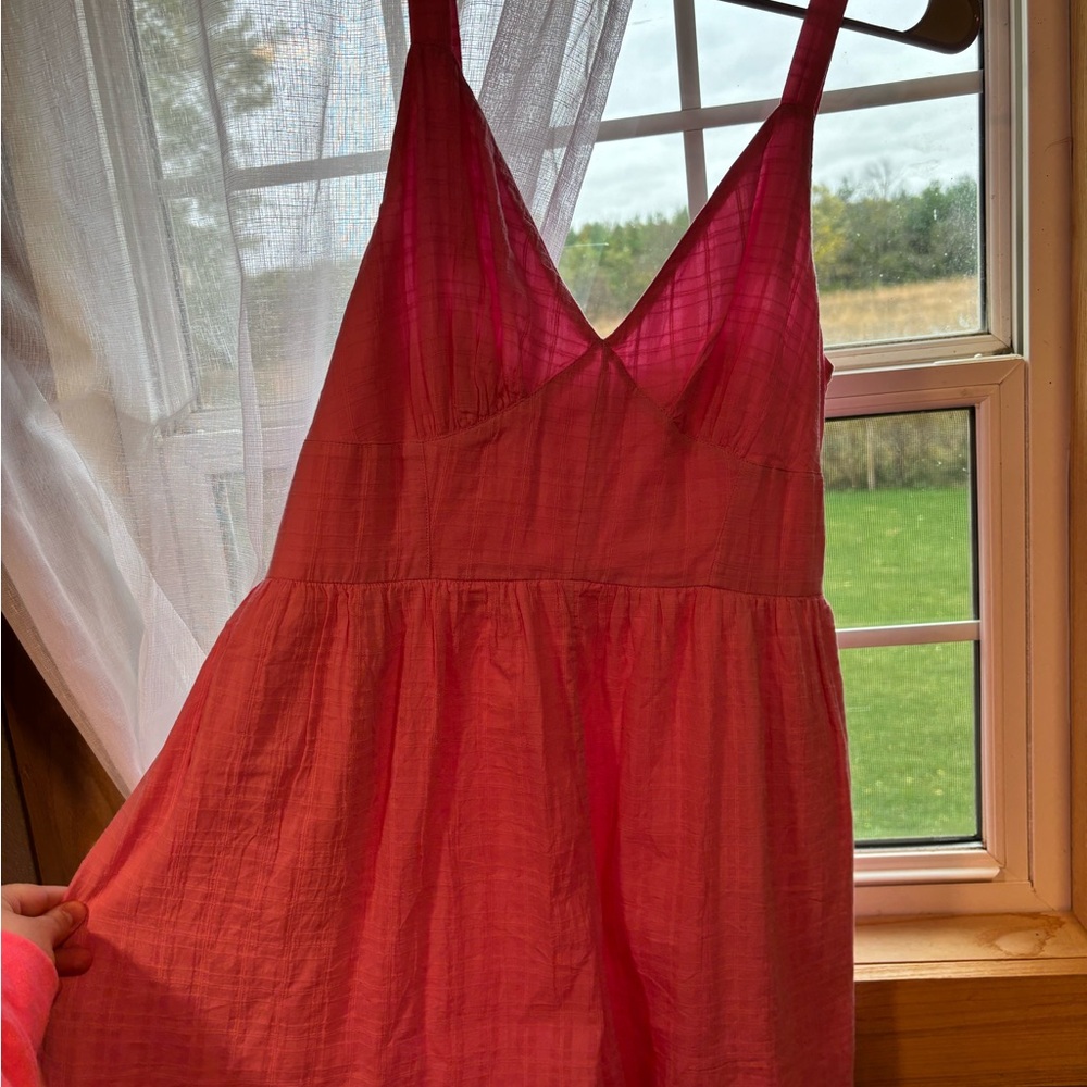 Pink V Neck Romper
